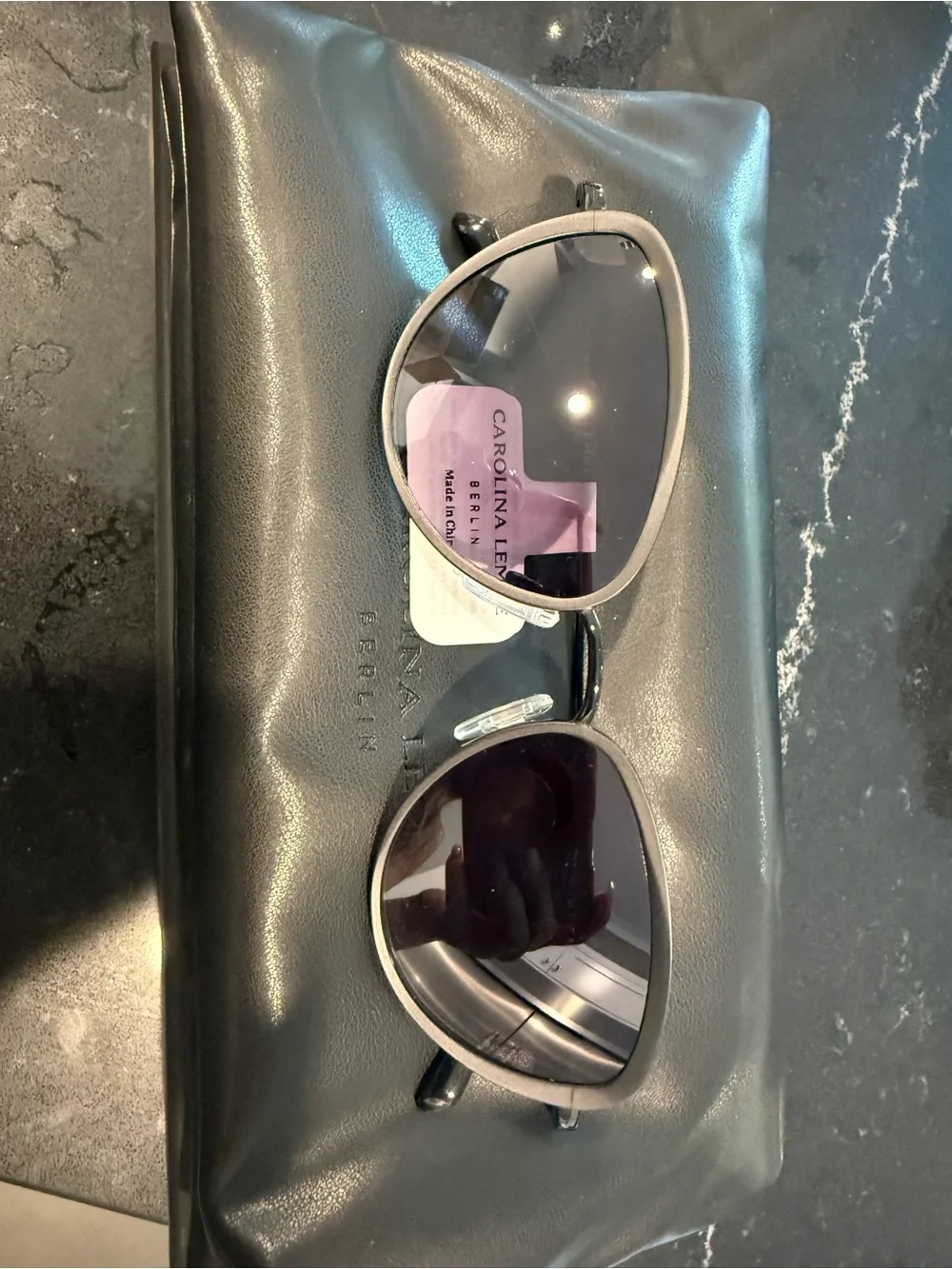 Women’s Black Cat-Eye Sunglasses with Gradient Lenses